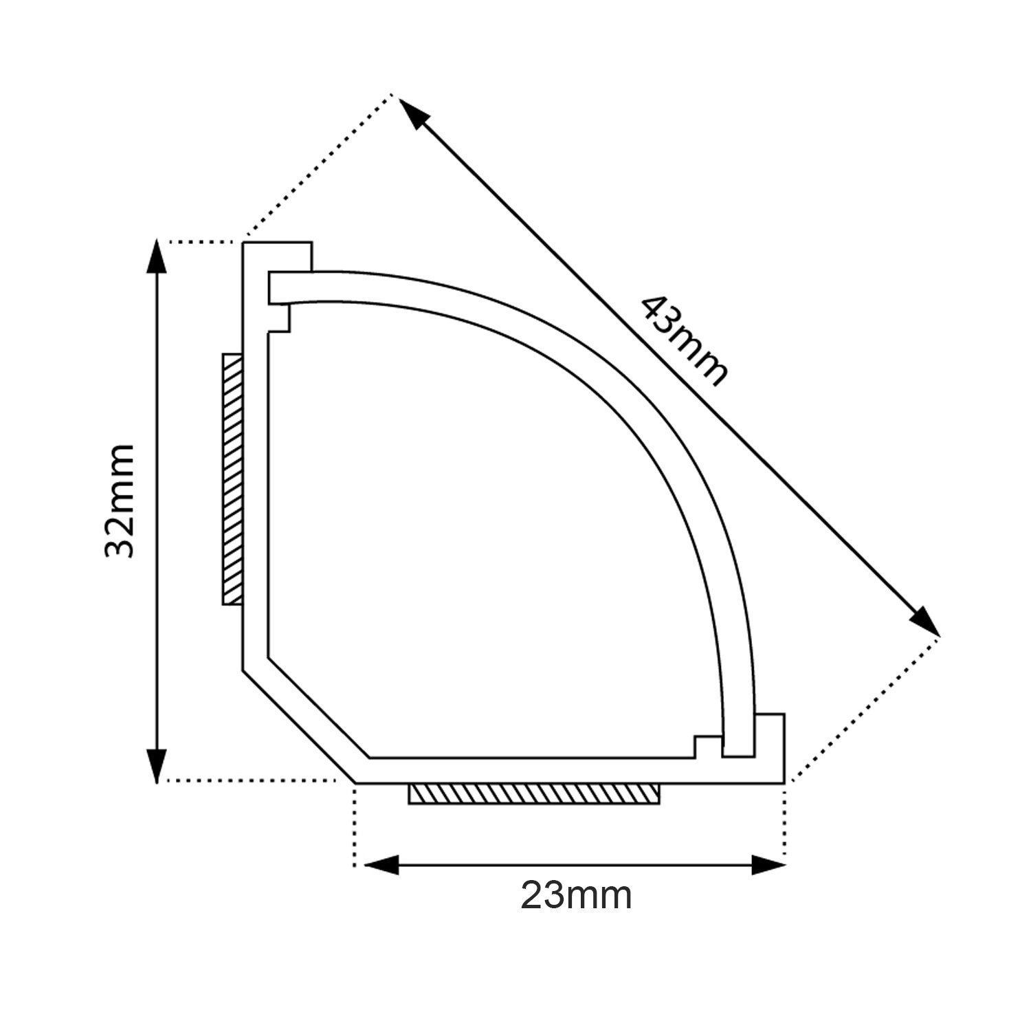 Maclean MCTV-576 Kabelkanal 56x32 mm 1,5 m Klebeband