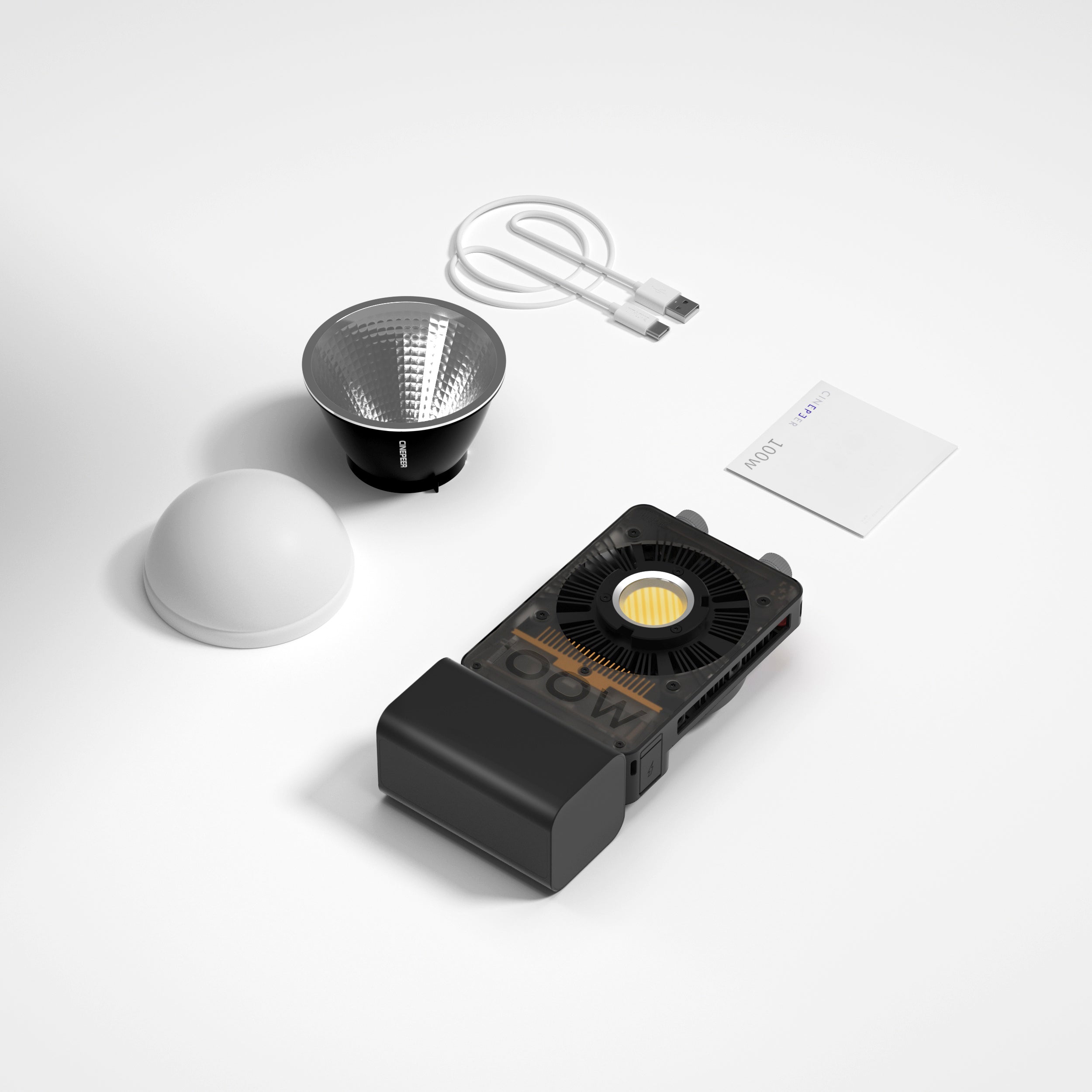 Zhiyun CINEPEER CX100 LED Videoleuchte 100W mit Akku