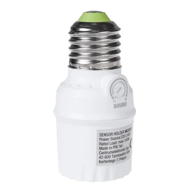 Maclean Energy MCE232 Lampenfassung E27 Geräuschsensor 360°