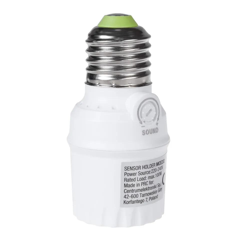 Maclean Energy MCE232 Lampenfassung E27 Geräuschsensor 360°